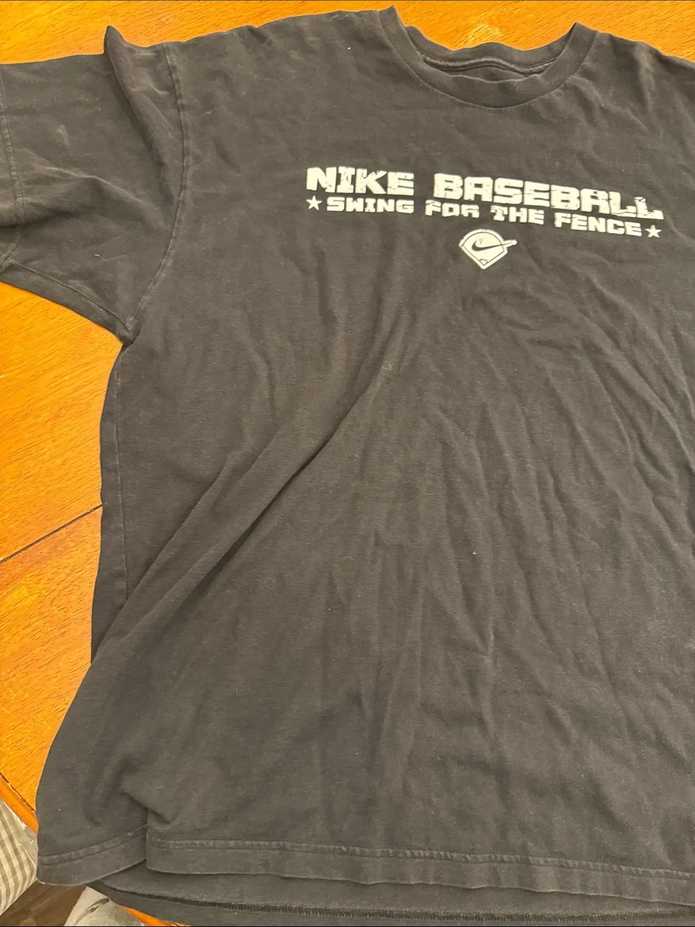 Nike Black 'Nike Baseball' Short Sleeve Graphic Tee
